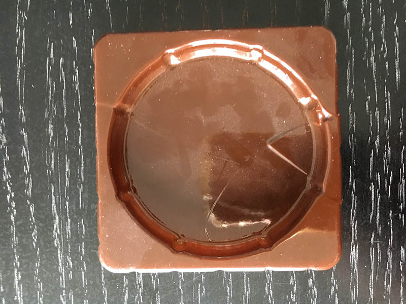 月饼镀金吸塑底托